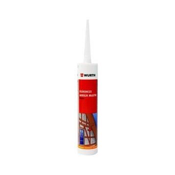 Würth Beyaz 310 ml Silikonize Akrilik Mastik