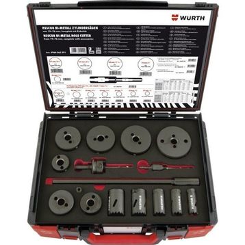 Würth HSSCO8 16 Parça Bimetal Panç Seti
