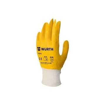 Würth No:10 Xl Sarı Nitril Eldiven