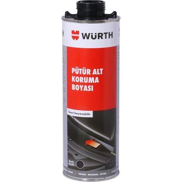 Würth Siyah 1000 ml Pütür Alt Koruma Boyası