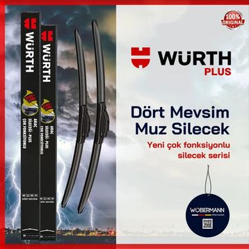 Würth Skoda Fabia 2014-2021 Muz Silecek Takımı