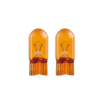 Wy5w 12 V 5 W 2 Adet T10 Dipsiz Turuncu Ampul