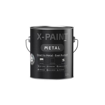 X-PAINT METAL BALCK 750 ml Su Bazlı Dönüşüm Boyası