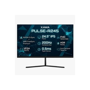 Xawa Pulse-R245 24.5 inç 200Hz 0.5ms FHD IPS Gaming Monitör