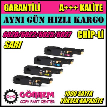 Xerox 6025-6027 Sarı Muadil Toner