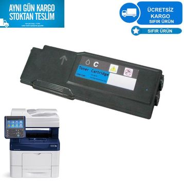 Xerox WorkCentre 6655-106R02752 Mavi Muadil Toner