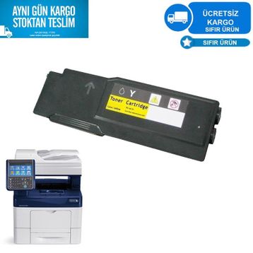 Xerox WorkCentre 6655-106R02754 Sarı Muadil Toner