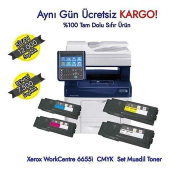 Xerox Workcentre 6655i 106R02752 Mavi Toner