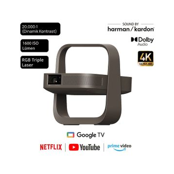 Xgimi Elfin Flip Laser 4K 1600 Lümen Kahverengi Taşınabilir Projeksiyon Cihazı
