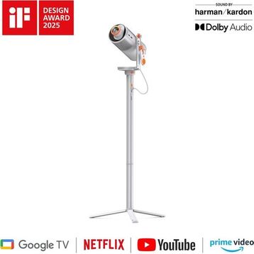 XGIMI MoGo 4 450 Ansı Lümen Taşınabilir Akıllı Projeksiyon Cihazı - Monopod Stand Seti