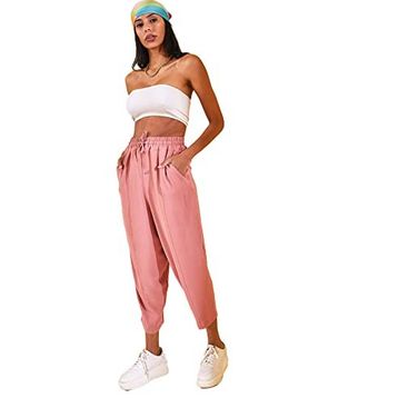 Xhan 2YXK5-46168 Beli Lastikli Gül Kurusu Pantolon