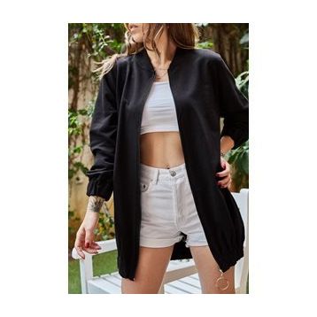 Xhan 9KXK8-42267-02 Fermuarlı Tunik Boy Kadın Sweat