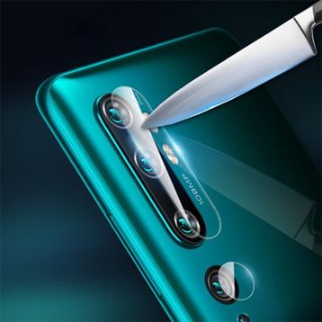 Xiaomi CC9 Pro Mi Note 10 Temperli Kamera Ekran Koruyucu Uyumlu Kırılmaz Cam