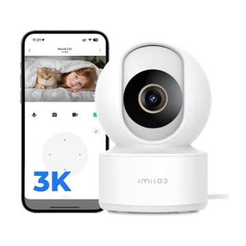 Xiaomi Imilab C22 3K 360 Derece Gece Görüşlü Wi-Fi Beyaz Güvenlik Kamerası