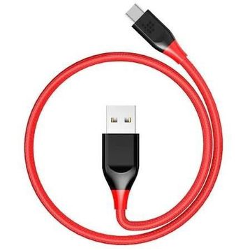 Xiaomi Kırmızı 100 cm Örgülü USB Type C Kablo