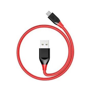 Xiaomi Kırmızı 100 cm Örgülü USB Type C Kablo