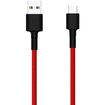 Xiaomi Kırmızı 100 cm Örgülü USB Type C Kablo