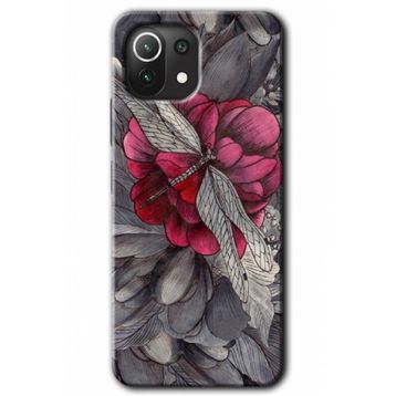 Xiaomi Mi 11 Lite Hd Desen Baskılı Kelebek Ömrü Arka Kapak Kılıf