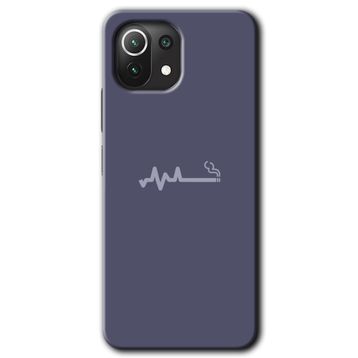 Xiaomi Mi 11 Lite Hd Desen Baskılı Sigara Zararlıdır Arka Kapak Kılıf