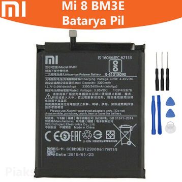 Xiaomi Mi 8 Batarya Pil ve Tamir Seti