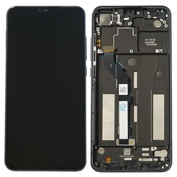 Xiaomi Mi 8 Lite Dokunmatik Siyah Çıtalı Lcd Ekran