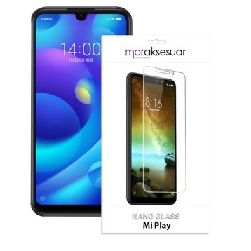 Xiaomi Mi Play Nano Ekran Koruyucu Uyumlu Kırılmaz Cam