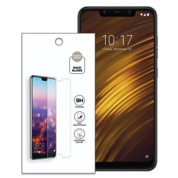 Xiaomi Pocophone F1 Siyah Temperli Ekran Koruyucu Uyumlu Kırılmaz Cam