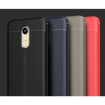 Xiaomi Redmi 5 PLUS Deri Antişok Kapak Uyumlu Silikon Kılıf