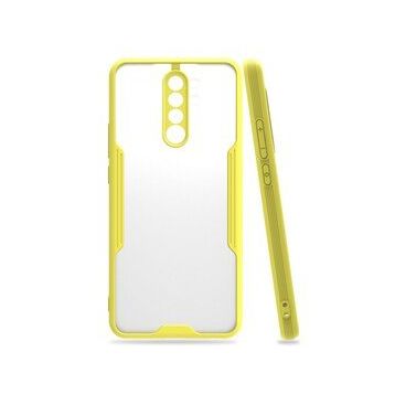 Xiaomi Redmi 9 Platin Silikon - Sarı Kılıf