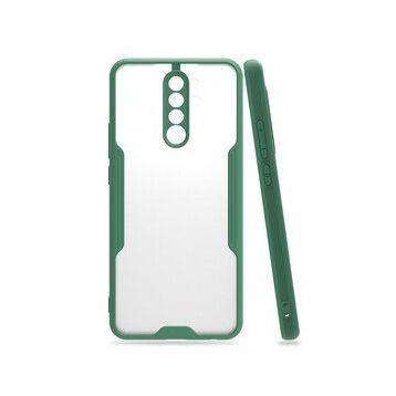 Xiaomi Redmi 9 Platin Silikon - Yeşil Kılıf