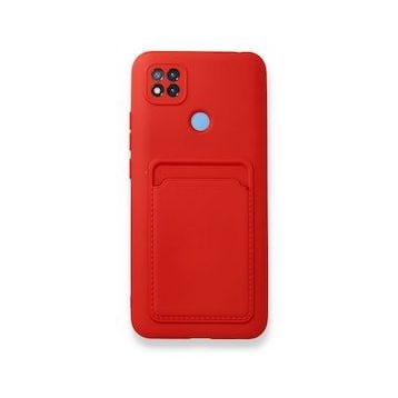 Xiaomi Redmi 9C Kelvin Kartvizitli Silikon - Kırmızı Kılıf