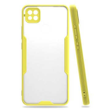 Xiaomi Redmi 9C Platin Silikon - Sarı Kılıf