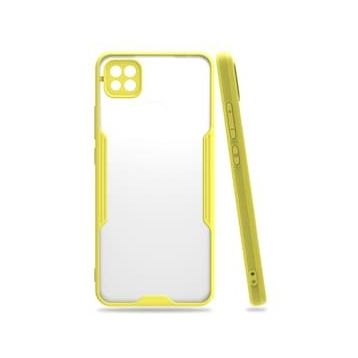 Xiaomi Redmi 9C Platin Silikon - Sarı Kılıf