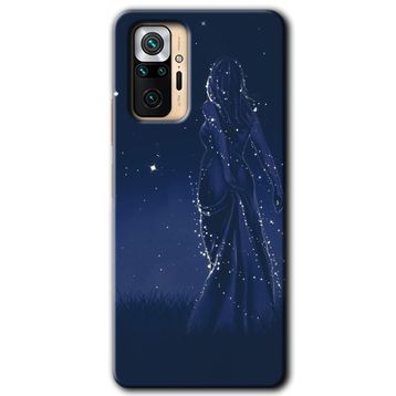 Xiaomi Redmi Note 10 Pro Hd Desen Baskılı Gecenin Kraliçesi Arka Kapak Kılıf
