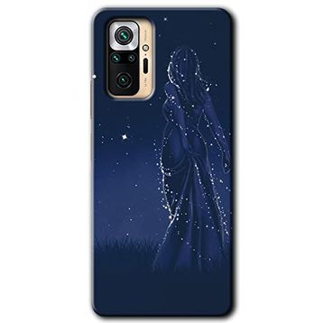 Xiaomi Redmi Note 10 Pro Hd Desen Baskılı Gecenin Kraliçesi Arka Kapak Kılıf