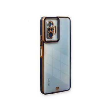 Xiaomi Redmi Note 10 Pro Liva Lens Silikon Mavi Kılıf