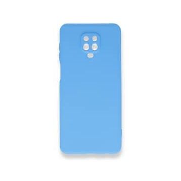Xiaomi Redmi Note 9 Pro Nano İçi Kadife Silikon - Mavi Cep Telefonu Kılıfı