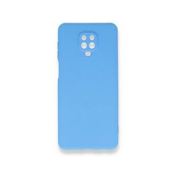 Xiaomi Redmi Note 9 Pro Nano İçi Kadife Silikon - Mavi Cep Telefonu Kılıfı