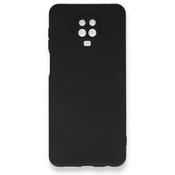 Xiaomi Redmi Note 9 Pro Nano İçi Kadife Silikon - Siyah Cep Telefonu Kılıfı