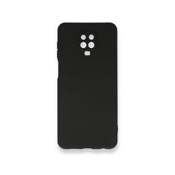 Xiaomi Redmi Note 9 Pro Nano İçi Kadife Silikon - Siyah Cep Telefonu Kılıfı