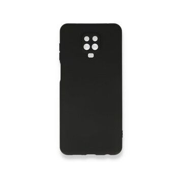 Xiaomi Redmi Note 9 Pro Nano İçi Kadife Silikon - Siyah Cep Telefonu Kılıfı