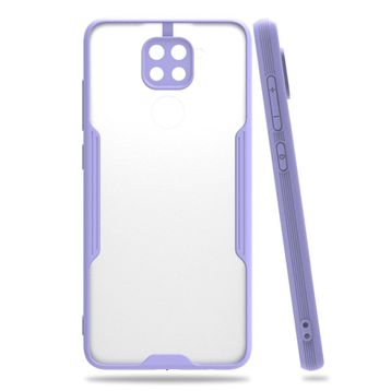 Xiaomi Redmi Note 9s Platin Silikon - Lila Kılıf