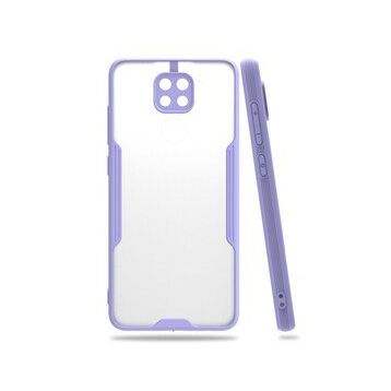 Xiaomi Redmi Note 9s Platin Silikon - Lila Kılıf