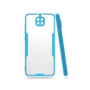 Xiaomi Redmi Note 9s Platin Silikon - Mavi Kılıf