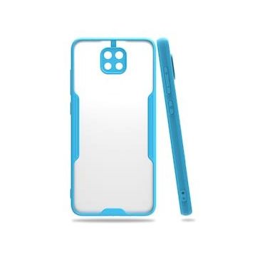 Xiaomi Redmi Note 9s Platin Silikon - Mavi Kılıf