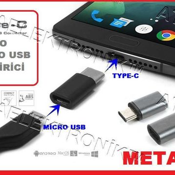 Xiaomi USB Type-C Micro USB Çevirici Adaptör
