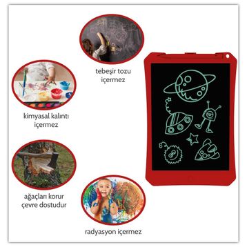 Xiaomi Wicue Kırmızı 11 inç LCD Dijital Çizim Tableti