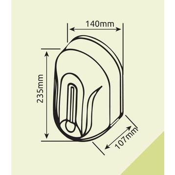 Xinda ZYQ110 Sensörlü 1100 ml Sıvı Sabunluk