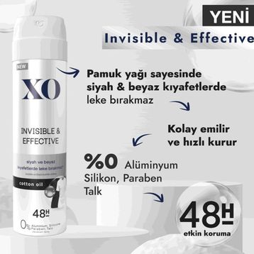 Xo Invisible Effective 6x150 ml Women Deodorant