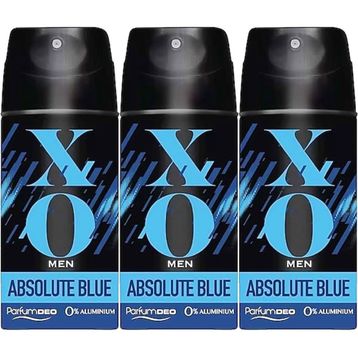 Xo Men-Erkek Absolute Blue 3x150 ml Deodorant